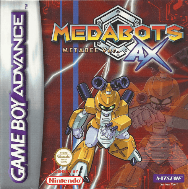 Medabots AX: Metabee Version box art for GameBoy Advance